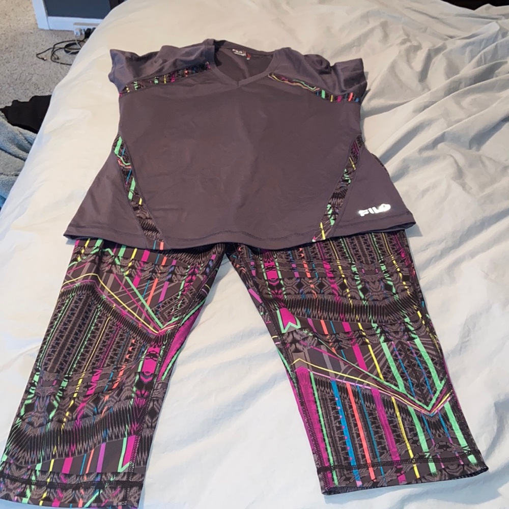 FILA workout outfit